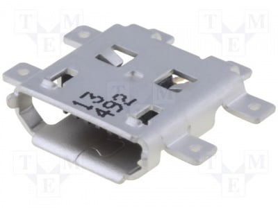 Гнездо USB MX-47491-0001 Гнездо; USB B micro; на печатни платки; SMT; PIN:5; хоризонтално